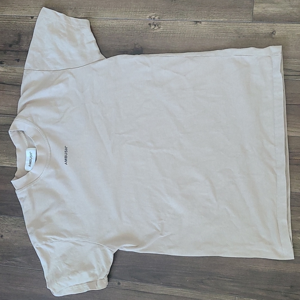 Ambush Big Logo T-Shirt in Tan